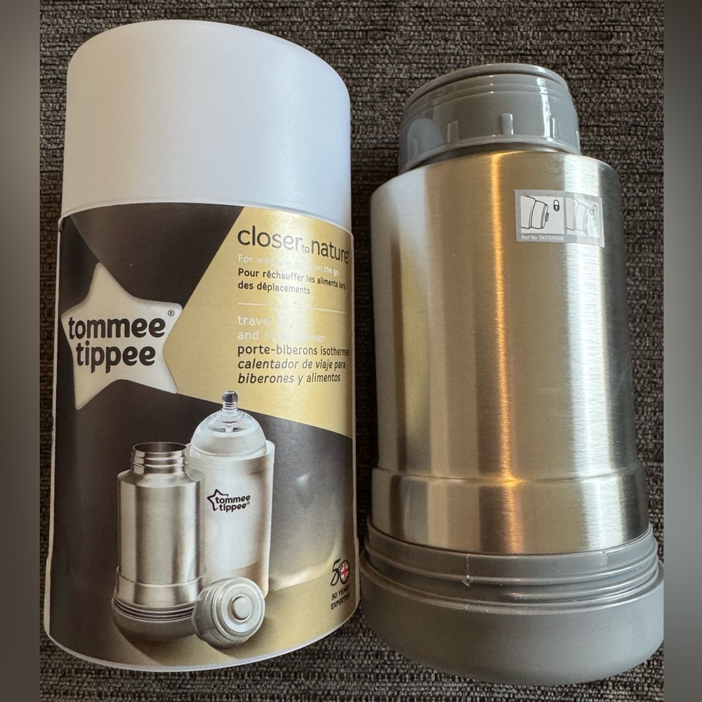 New Tommee Tippee Travel Bottle Closer Nature Food Warmer Portable Baby Feeding